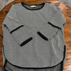 Max Studio printed top